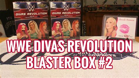 Wwe Divas Revolution Blaster Box 2 Youtube