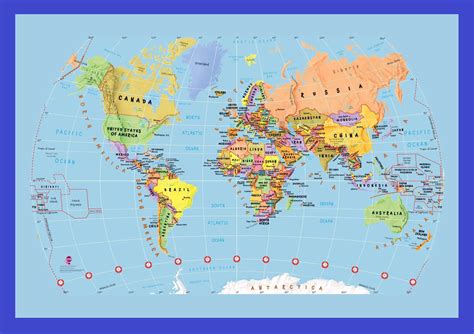 map  world poster world map  countries