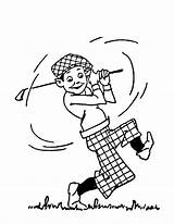 Golfer Golfe Jogada Nan Twistynoodle Tudodesenhos Digi Greatest Getdrawings sketch template