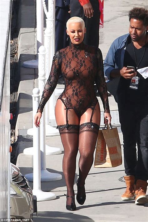 amber rose bounces back from body shame controversy on dwts daily mail online