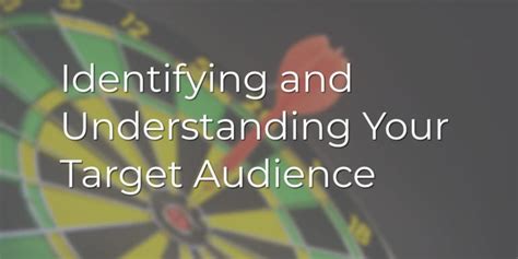 identifying  understanding  target audience designrr