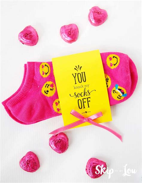 printable valentines  socks  cute   gift socks
