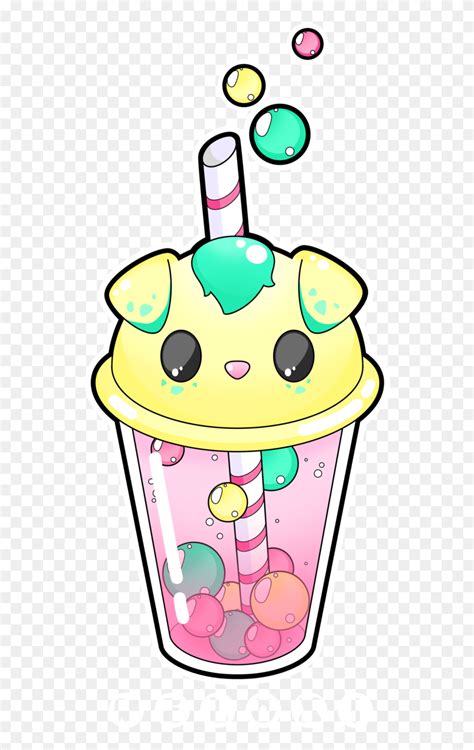 kawaii cute bubble tea clipart  pinclipart