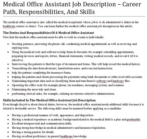 Administrative Assistant Job Description Zme8ut6rzqdjtm
