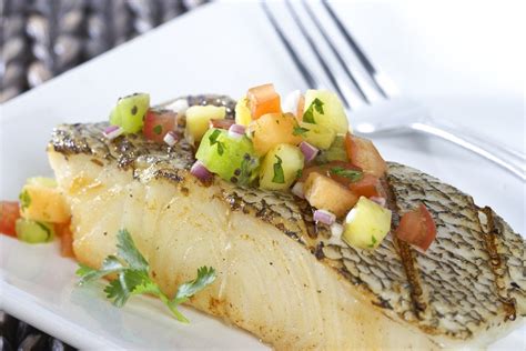 Chilean Skinless Sea Bass Eight 6oz Fillets Grocery