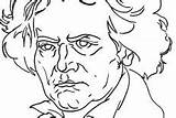 Beethoven Coloring Pages Deaf sketch template