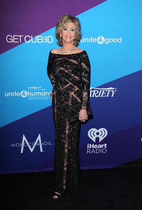 76 year old jane fonda wows in risque see through lace dress at unite