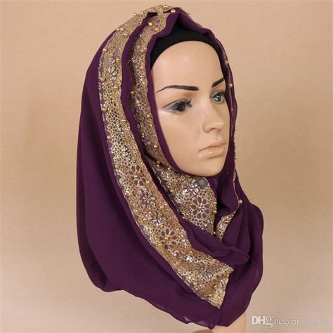 Indonesia Arab Women Youth Girl Solid Colorful Faux Silk