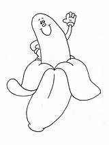 Banana Coloring Pages Kids Colouring Popular sketch template
