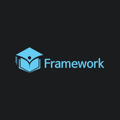 framework education logo template bobcares logo designs services
