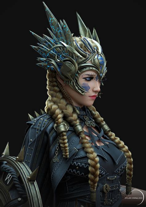 Valkyrie By Antiprod Character Art 3d Cgsociety Valkyrie Tattoo