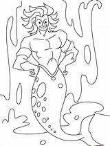 Coloring Merman Pages Kids Water Clipart Color Printable Vibrant Inspiration Getcolorings Library Print Popular Male Getdrawings Coloringhome sketch template