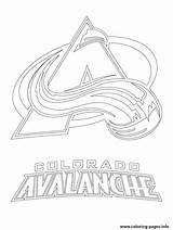 Nhl Avalanche Coloring Lnh Sport1 Select Hurricanes Supercoloring sketch template