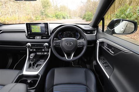 toyota rav hybrid interior comfort drivingelectric