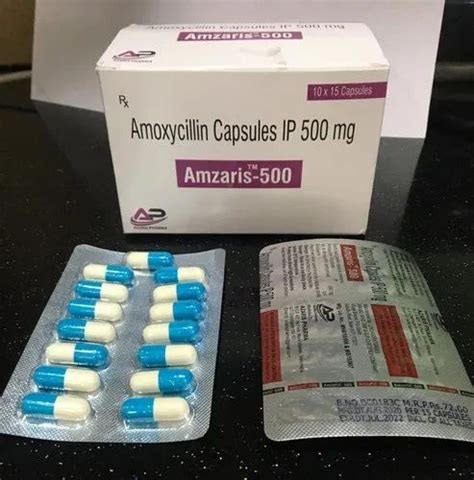 Amzaris 500 Amoxicillin 500 Mg Cap Non Prescription At Rs 720 Box In