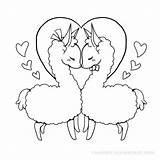 Llama Coloring Pages Alpaca Llamas Cute Coloriage Printable Lineart Yampuff Drawing Sheets Colorear Lama Kawaii Colouring Baby Deviantart Alpacas Color sketch template