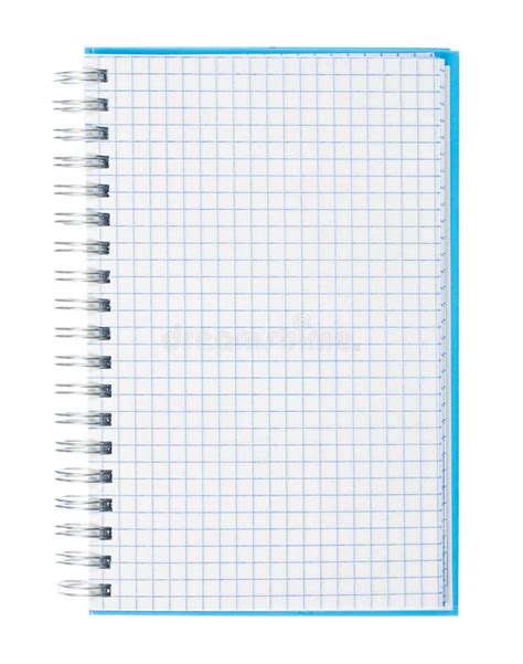 graph paper spiral notebook stock image image  lined abstract