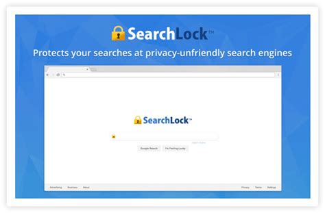 searchlock protects  privacy   search  web
