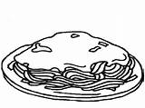 Espagueti Educación Menta Espaguetis sketch template