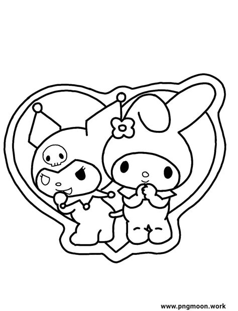 sanrio coloring pages pngmoon    kitty colouring pages