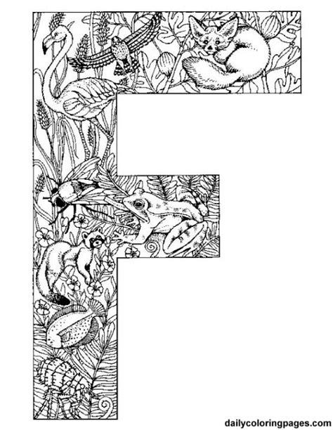 pin  amber capezza  coloring alphabet coloring pages animal