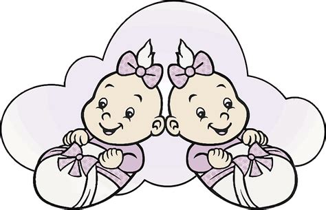 baby girl twins clipart   transparent png creazilla