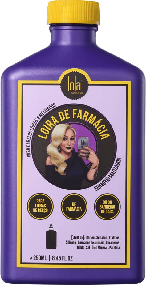shampoo lola cosmetics loira de farmácia beleza na web