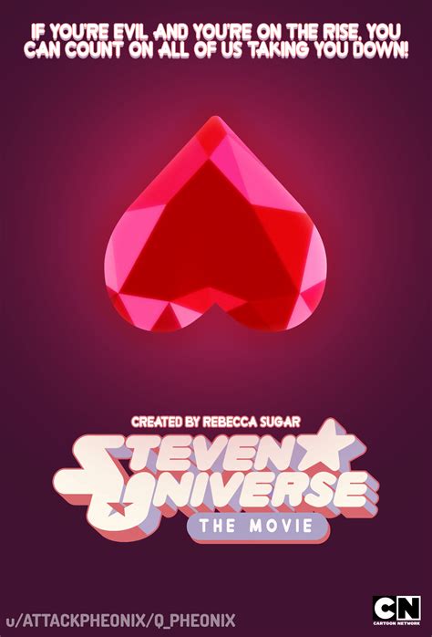 steven universe  poster concept rstevenuniverse