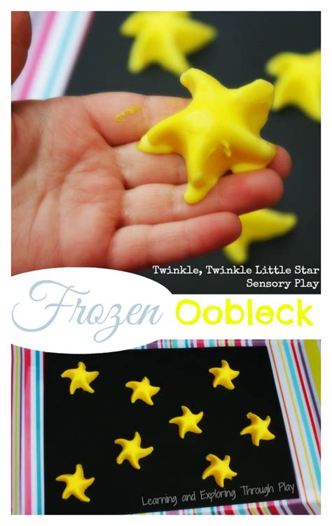 learning and exploring through play frozen oobleck