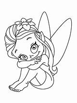 Fairy Coloring Kids Pages Color Elf Little Print Printable Coloriage Fee Petite Categories sketch template