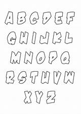 Alphabet Coloring Pages Simple Kids Halloween Color Print Style Printable Justcolor sketch template