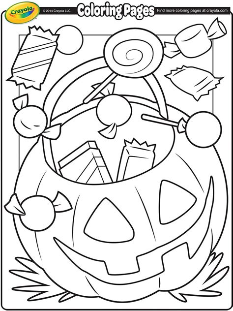crayola halloween coloring pages  getdrawings