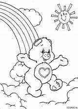 Coloring Pages Rainbow Care Bears sketch template