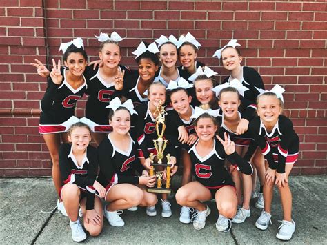 cedartown middle school cheer team takes   pepperell competition local