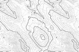 Topographic Vector Map Seamless sketch template