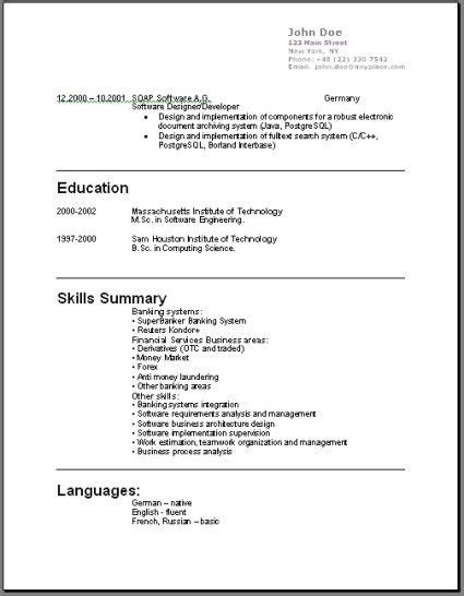 cv template kenya resume examples job resume examples job resume