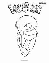 Kakuna Pokemon sketch template