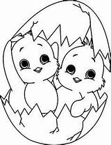 Coloring Pages Twins Baby Chick Getcolorings sketch template