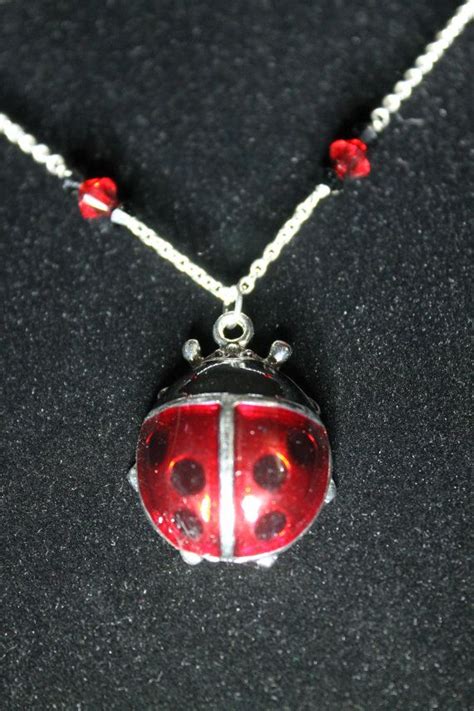 ladybug necklace etsy necklace etsy necklace necklace lengths