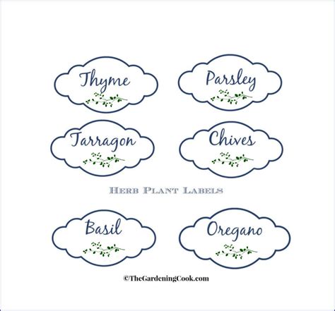 herb plant labels  mason jars  pots  gardening cook