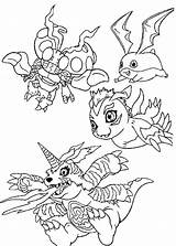 Coloring Pages Digimon Veemon Kids Print Cartoon Template Anycoloring sketch template