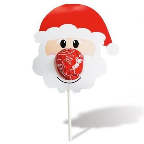 printable santa lollipop holder template printable templates