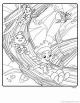 Coloring Jake Pirates Pages Neverland Disney Land Never Jr Kids Printable Everfreecoloring Nooitgedacht Print Fun sketch template