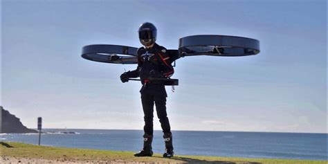 manned drone backpack helicopter electric jetpack   copterpack