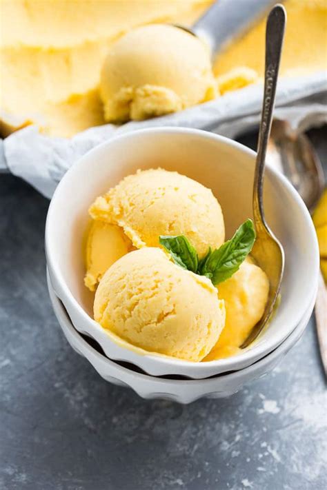 Mango Sorbet Recipe Easy Mango Dessert Recipe