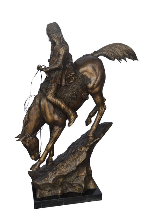 giant mountain man remington replica bronze statue size      nifao
