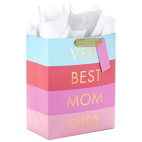 Hallmark 13 Large Mothers Day T Bag With Tissue Paper Very Best Mom