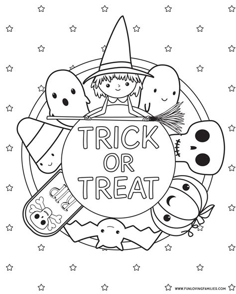 cute halloween coloring pages  kids  print  home click