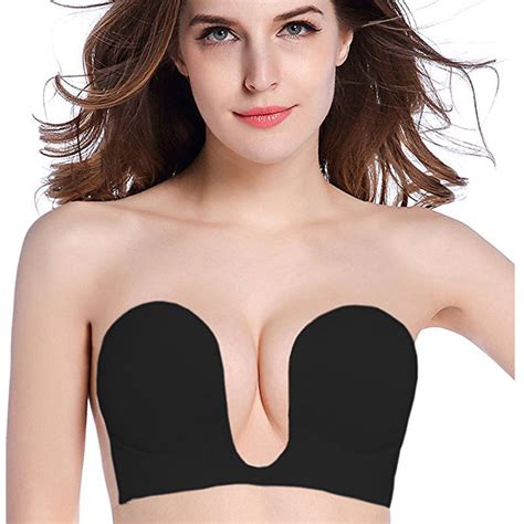 silicone push up strapless backless adhesive gel stick invisible bra us