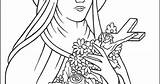 Lisieux Therese sketch template